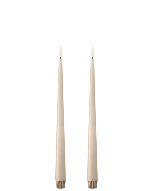Ester & Erik Led Kronljus 30cm Ice Latte 2st