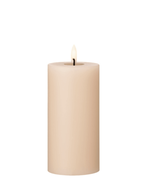 Ester & Erik Led Blockljus Ice latte 15cm