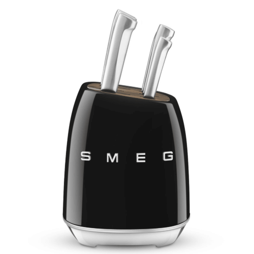Smeg Knivset med 6 knivar Högblank Svart 50's Style