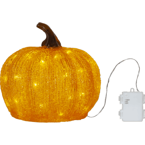 Utomhusdekoration Harvy LED-pumpa i akryl, 25 cm
