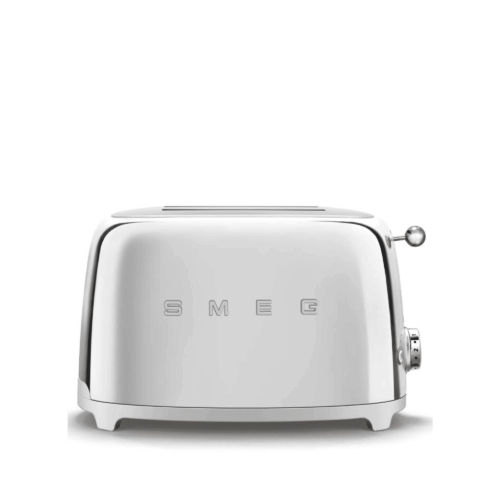 Smeg Brödrost 2-skivor | Högblankt stål 50’s Style