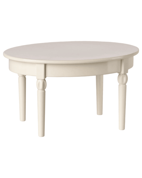 Vintage Dining Table, Mouse – Off White