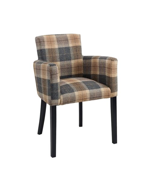 Artwood ASHLEY matstol Alistair - Plaid Brown