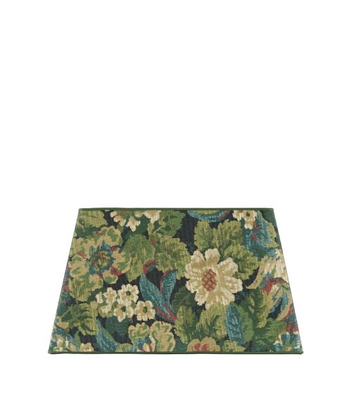 Lampskärm Rektangulär ebonleaf flower grön