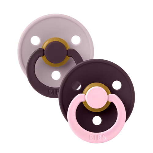 BIBS - Nappar STUDIO Colour 2-pack Fusion Size 2 – Dusky Lilac Plum mix
