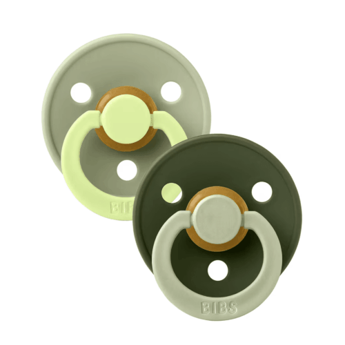 BIBS - Nappar STUDIO Colour 2-pack Fusion Size 2 – Hunter Green mix