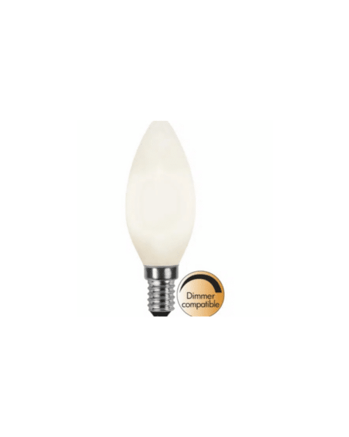 LED-lampa E14 C35 Opaque filament RA90