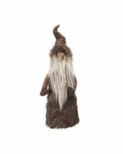 Tomte Arvid Brun 15x12x46 cm