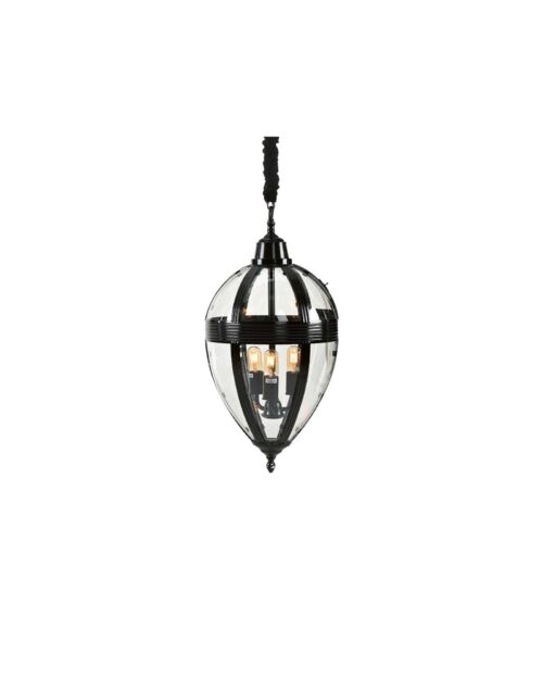 Artwood TIMELESS DROP taklampa – Svart metall och glas