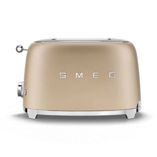 Smeg Brödrost 2 Skivor Champagne Matt – 50’s Style