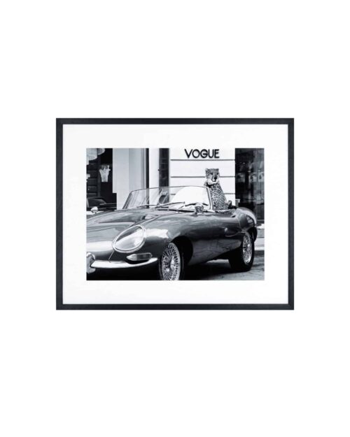 Tavla En Vogue med svart ram 85 x 105 cm