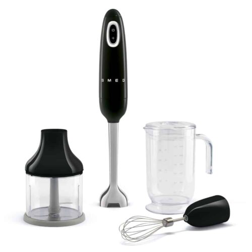 Stavmixer med tillbehör – Svart, 50’s Style