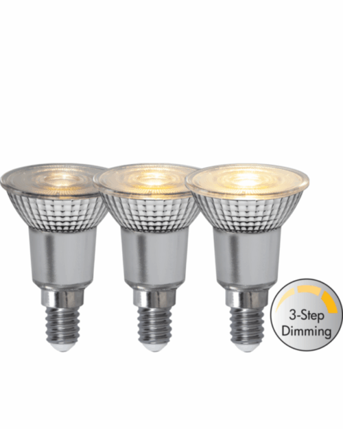 Star Trading Led-lampa E14 Par16 Spotlight glass 3-step