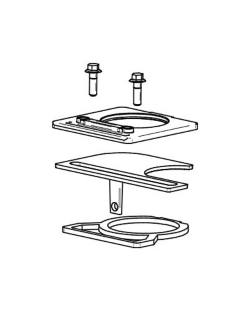 Contura C506 Tilluftspjäll förmont