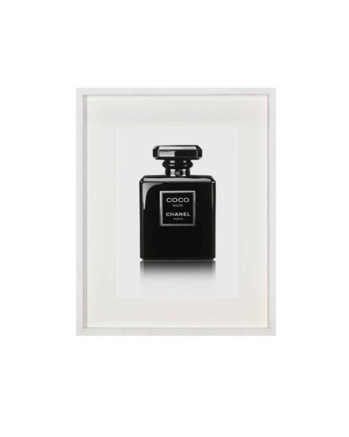 Tavla High End Perfume Bottle med vit ram
