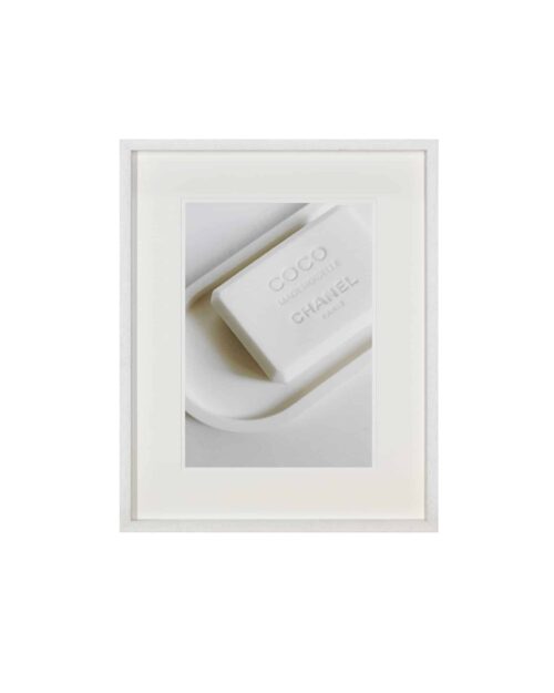 Tavla Luxury Soap med vit ram