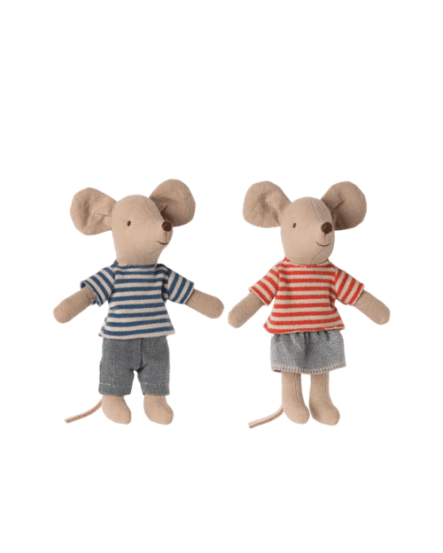 Maileg LouiMax & Stella – Lillebror och lillasyster mus, 11 cm