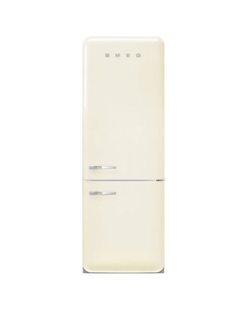 Smeg Kombinerad Kyl/Frys | Creme Dörrhängning: Höger 50's Style