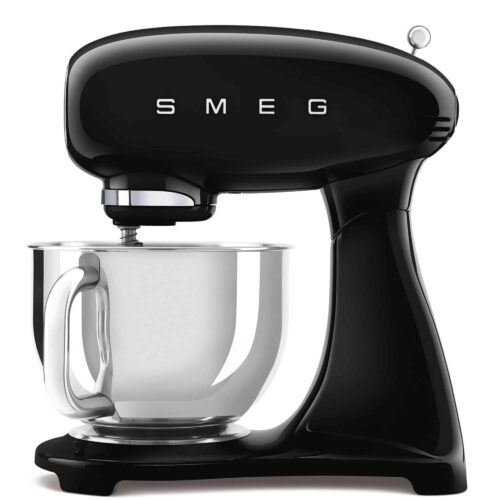 Smeg Köksmaskin svart Högblank 50's Style