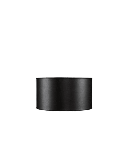Artwood Lampskärm Leather ebony cylinder Small