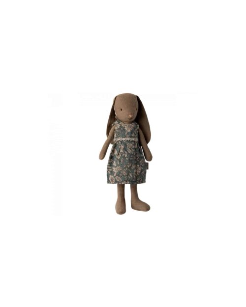 Maileg Bunny size 1 dusty brown dress