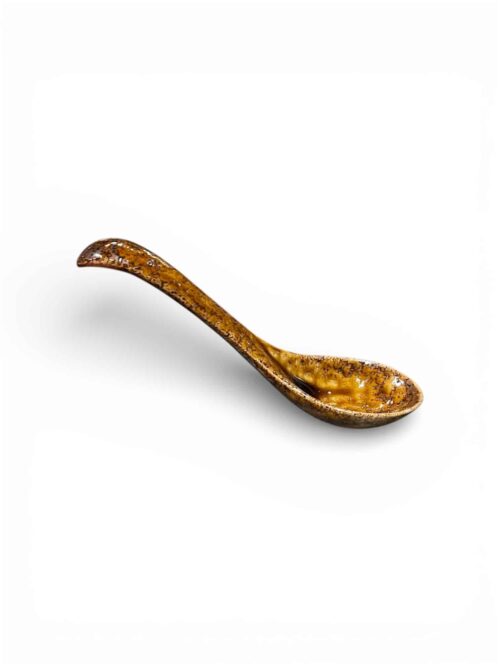 Brun renge-sked Ameyu 17 cm i elegant design, tålig för mikrovågsugn och diskmaskin