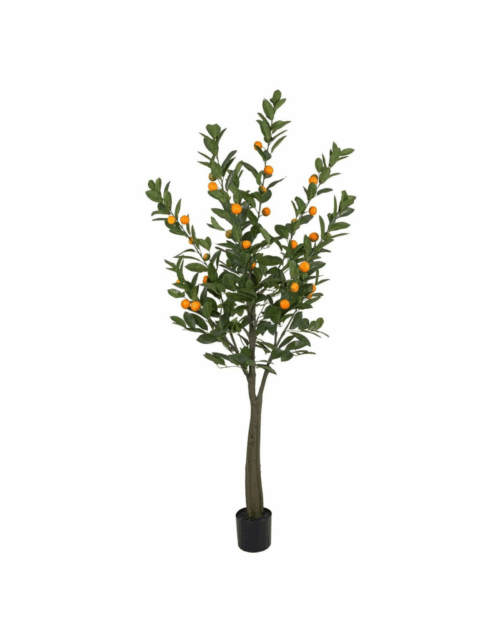 Citrus 180 cm – Naturtrogen grön konstväxt med kruka