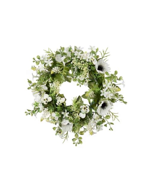 Sommarkrans vit 35cm