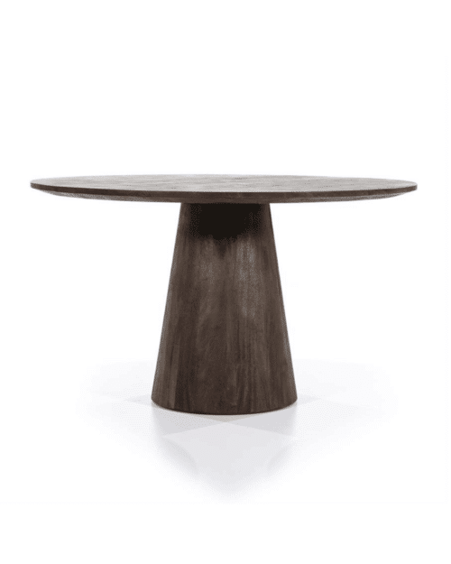 Matbord Aron runt 130x76 - brunt