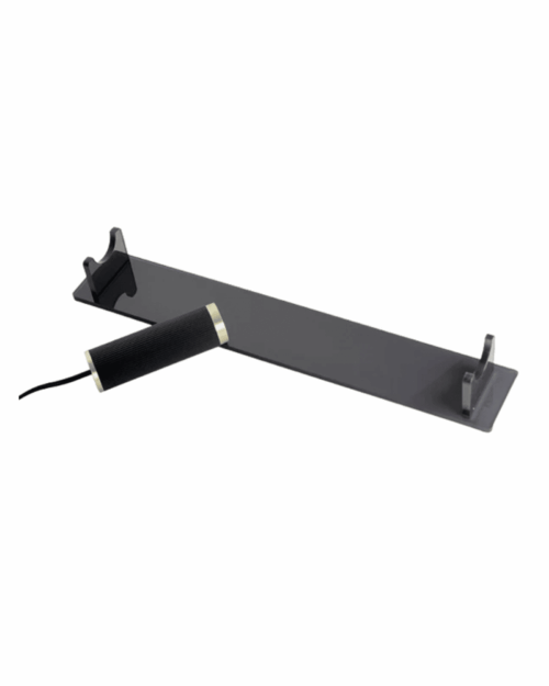 Lampbas svart acryl - Support tube