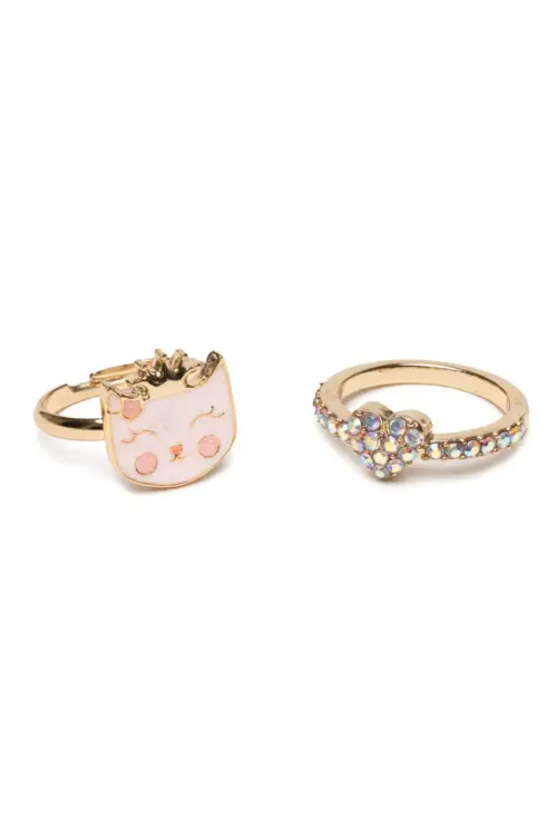 Kitty Love Ringset (2 delar) – Barn