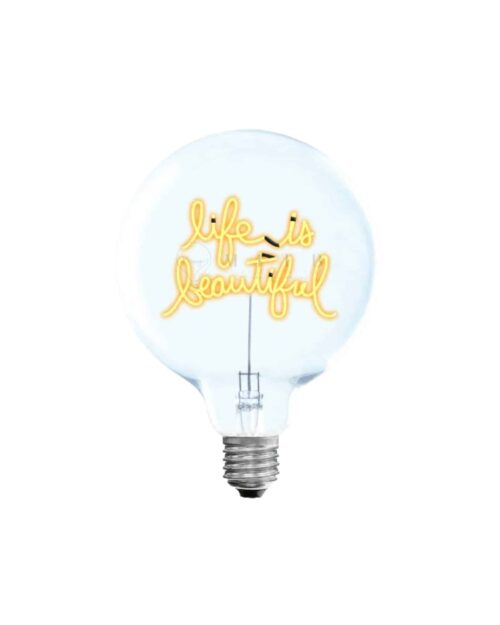 LED-lampa LIFE IS BEAUTIFUL