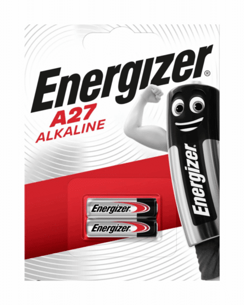 A27 alkaliskt 12V batteri 2-pack för bilnyckel, fjärrkontroll och garageport