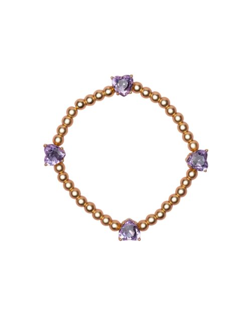 Boutique Chic Amethyst Love-armband