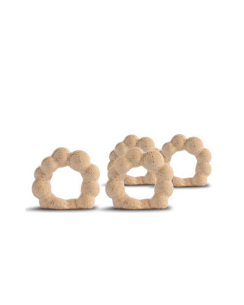 Servettring Porto 4-pack beige
