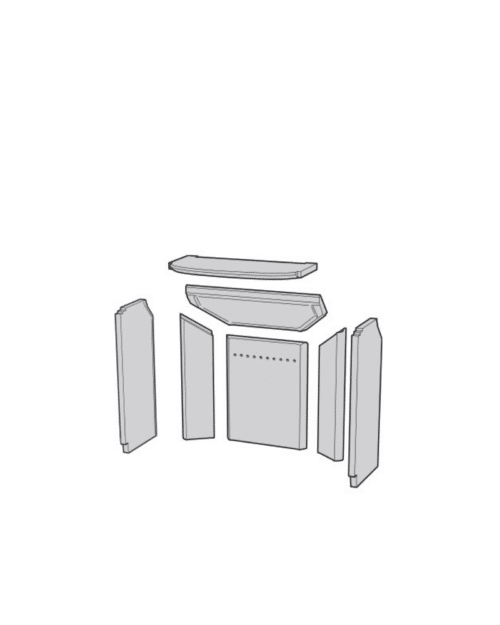 Contura VERMICULITESATS C810/C820/C800 Classic – utan sidoglas