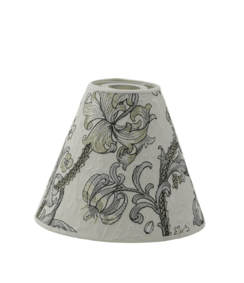 Golden Lily Embroidery Dove Lampskärm 19 cm – William Morris Elegant Design