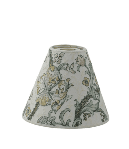 Golden Lily Embroidery Linen/Blush 19 cm – William Morris Lampskärm