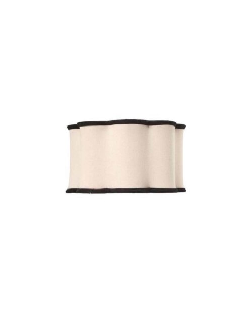 Judy lampskärm natur/svart 35cm