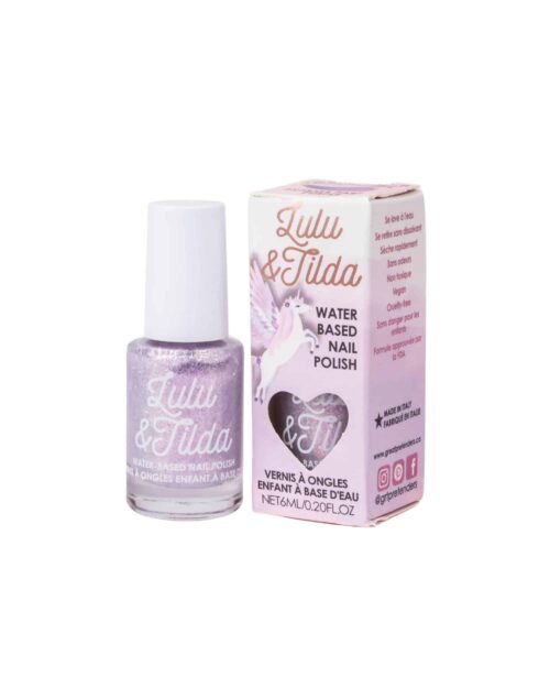 Pyjamasparty lila tvättbart nagellack