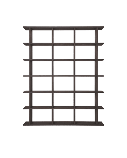 Kona Bookcase – 3x6, Dark Stained Oak