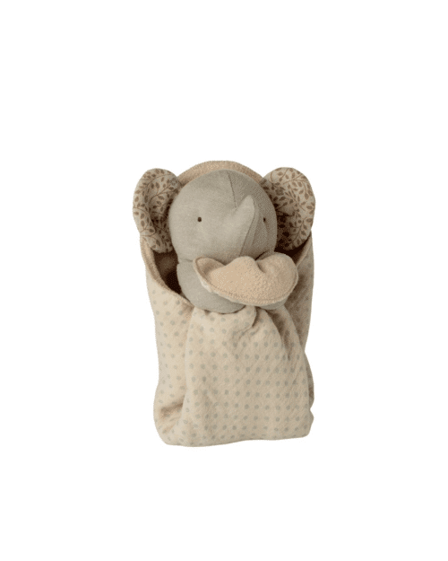 Maileg Lullaby friends elefant mini – Iron Grey | Mjukisdjur & snuttefilt