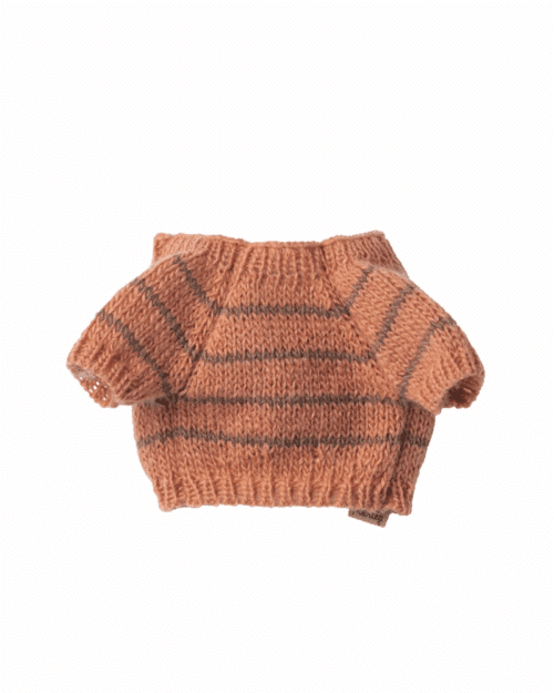 Maileg stickad tröja till valp – Coral | Puppy supply Small