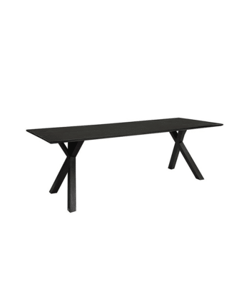 Artwood Matbord i massiv ek 200x90 svart Tree