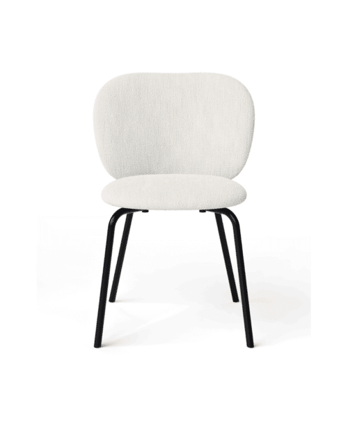 Rico Chair Black Devoré Velvet - Rust