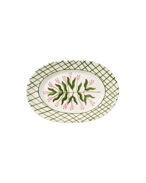 Tulip serveringsfat – Grön