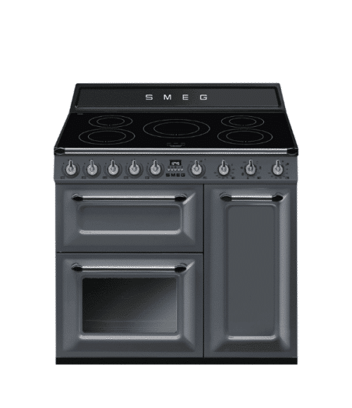 Smeg Victoria Induktionsspis 90x60 cm Slate Grey – 3 Ugnar & Induktionshäll