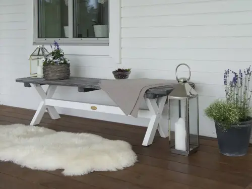 Trädgårdsbänkar