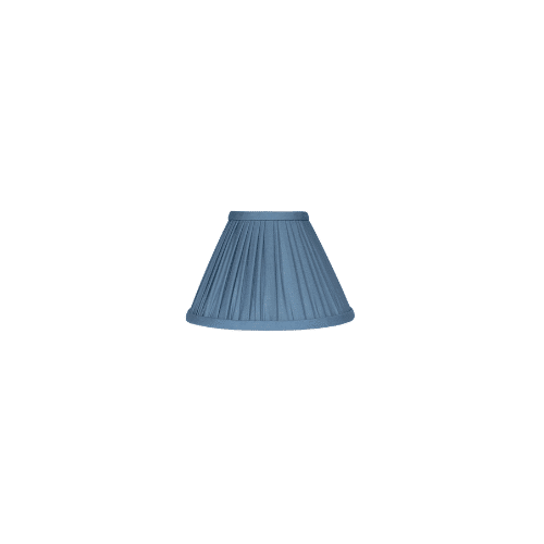 Dusty Blue Lampskärm Verona Toppring