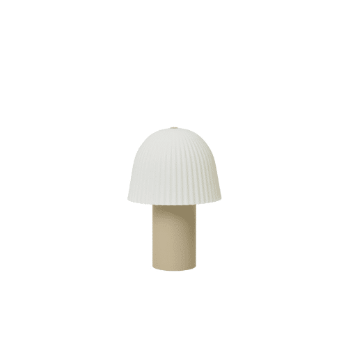 Frill Portable Lampa – Cashmere/White